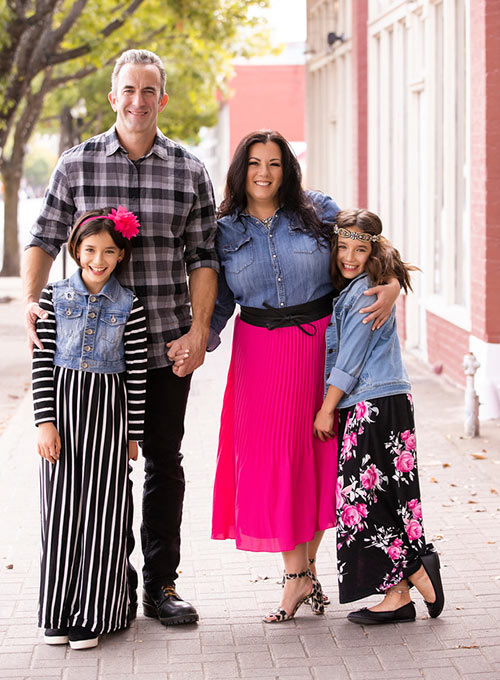 Chiropractor Haslet TX Joe Kennedy with Family